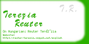 terezia reuter business card